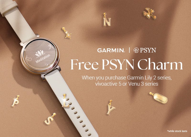 Garmin Gift with Purchase Charms