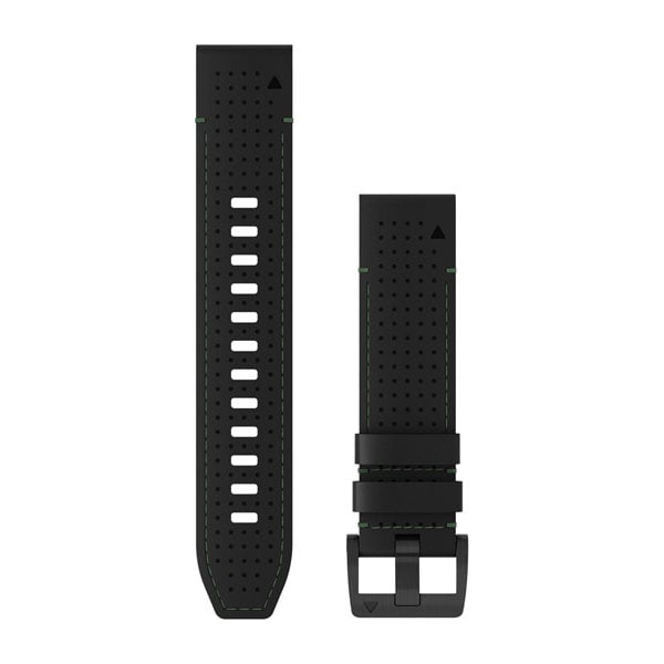 MARQ Gen 2 QuickFit 22mm Hybrid Leather Strap Black Green products Garmin Malaysia