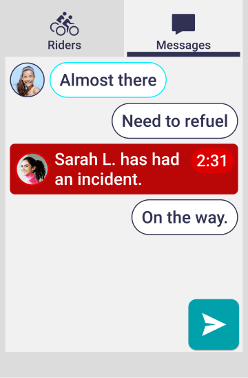 Edge Bike Computers In-ride Messaging